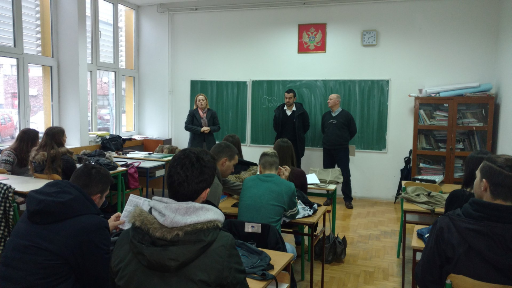 POMORSKI FAKULTET KOTOR      Promocija Pomorskog fakulteta Kotor u Gimnaziji 'Niko Rolović' u Baru