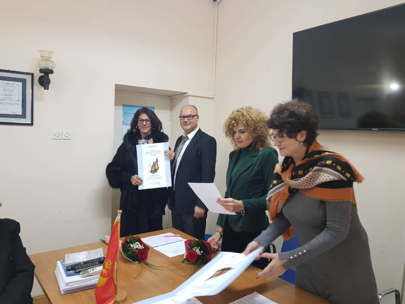 POMORSKI FAKULTET KOTOR      Urucene nagrade najboljim studentima na Dan fakulteta, 19.11.2018.