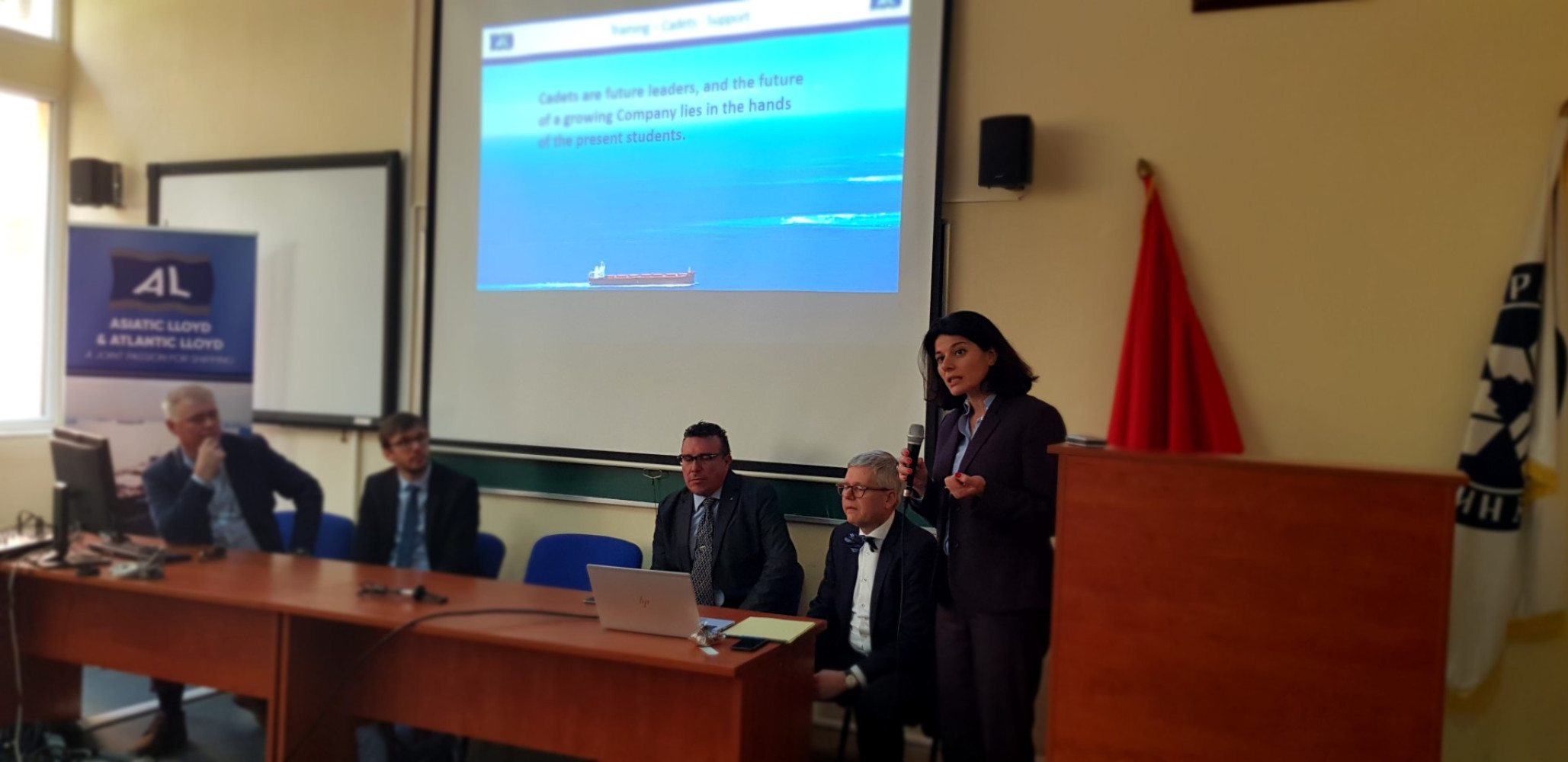 POMORSKI FAKULTET KOTOR      Održana prezentacija grupacije kompanija Asiatic Lloyd & Atlantic Lloyd iz Hamburga