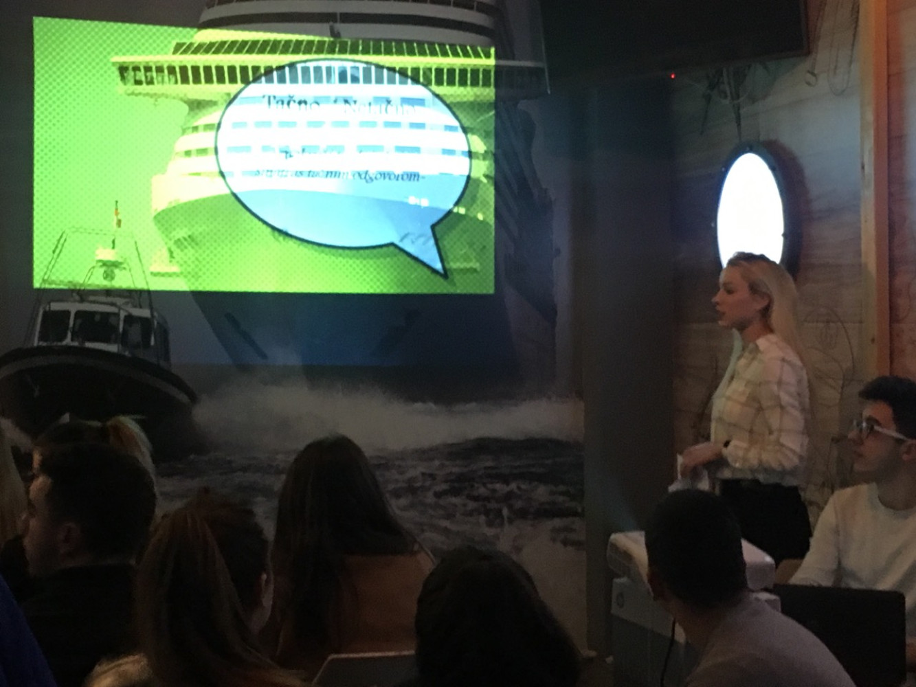 POMORSKI FAKULTET KOTOR      Studentska organizacija organizovala kviz na Pomorskom fakultetu Kotor