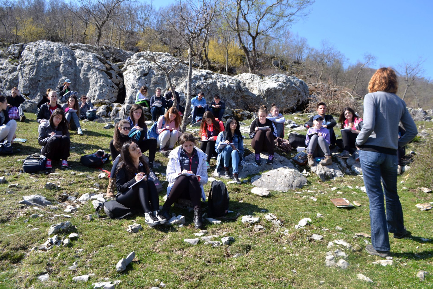 Studenti Biologije na terenskoj nastavi
