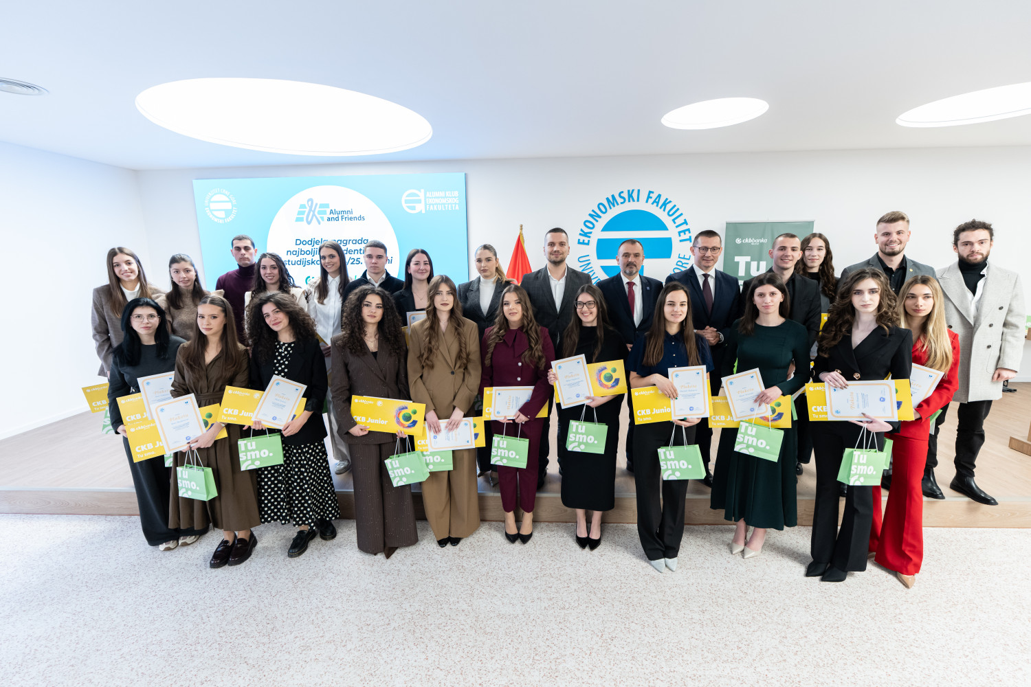 Uručene nagrade za 28 najboljih studenata Ekonomskog fakulteta