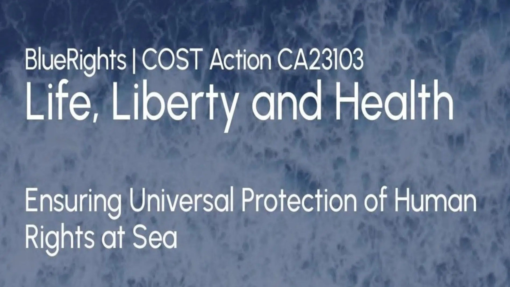 Poziv na BlueRights    International Conference on the Protection of Health at Sea